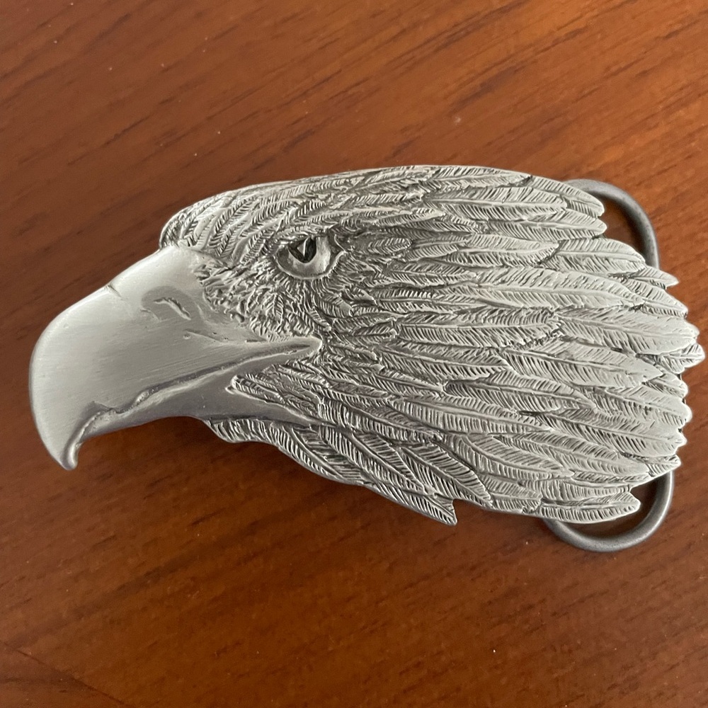 American bold eagle. Pure Pewter